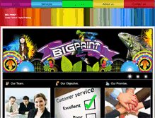 Tablet Screenshot of bigprint.co.za