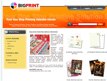 Tablet Screenshot of bigprint.com.my